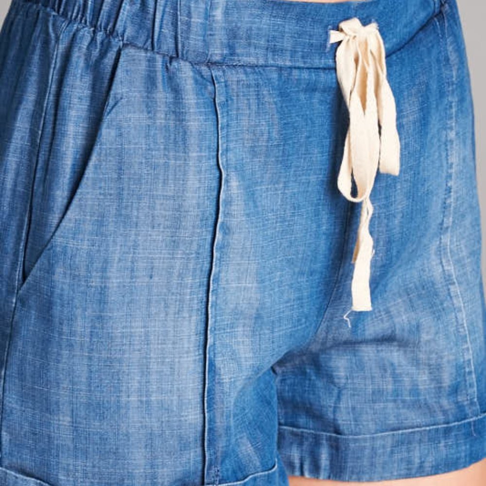 Ellison Denim Cuffed Shorts